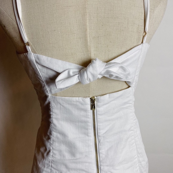 LILLY PULITZER Shelli Built-In Bra Tank Dress Wht - Picture 8 of 12